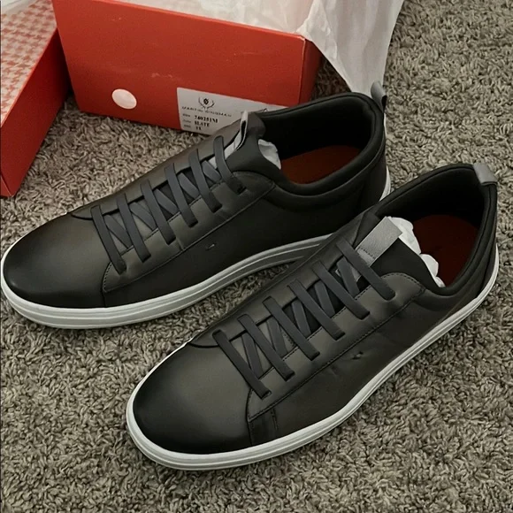 Martin Dingman Black and White Sneakers Minimalist Design - Picture 2 of 5